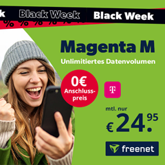 [Knaller] Unlimited Datenvolumen im Telekom-Netz mit Allnet Flat für nur 24,95€/Monat (0€ Anschlusspreis)!