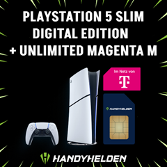 [Knaller³] PlayStation 5 Slim (Fortnite Bundle) für 44,95€ mit Telekom Magenta M (Unlimited 5G) für 27,95€/Monat