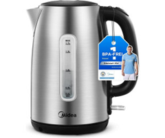 Midea Edelstahl-Wasserkocher (1,7L) für 19,98€ (Vergleich: 31,99€)