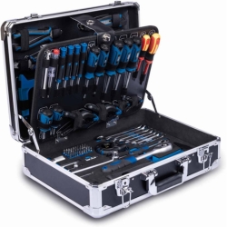Scheppach TB200 Aluminium Werkzeugkoffer (141-tlg) für nur 84,15€ (Vergleich: 99€)