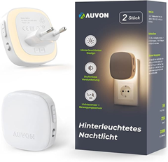 2er-Set AUVON Nachtlicht für die Steckdose für 15,19€