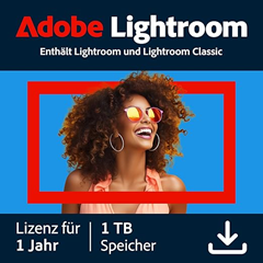 Adobe Lightroom inkl. Lightroom Classic 1 TB (1 Jahr) für 59,99€ (Vergleich: 72,95€)