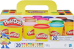Play-Doh Super Colour Set (20 Dosen) für 10,99€ (Vergleich: 15,39€)