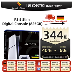 [Top] Aliexpress: Sony PlayStation 5 Slim Digital Konsole (825 GB) für 311,09€ (Vergleich: 406,99€)