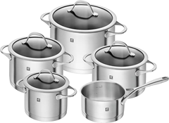 ZWILLING Essence Kochtopf-Set (5-teilig, Induktion) für 99,95€ (Vergleich: 122,52€)