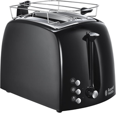 Russell Hobbs Textures+ Toaster (2 Scheiben, Brötchenaufsatz) für 19,99€ (Vergleich: 25,24€)