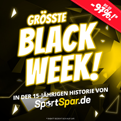 SportSpar BlackWeek mit Rabatten von bis zu 97%