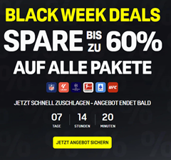 [nur noch heute] DAZN: Jahresabos mit bis zu 60% Rabatt, so z.B. Super Sports Abo für 9,99€ im Monat (Bundesliga Konferenz usw.)