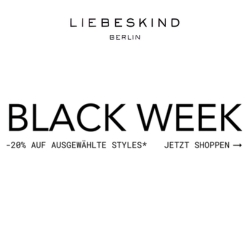 Liebeskind Berlin: Black Week mit 20% Extra-Rabatt auf den Sale