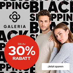 Galeria: Black Week mit bis zu 30% Rabatt auf viele tolle Marken