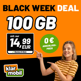 Tarif des Jahres: 100GB 5G im Telekom Netz inkl. SMS- und Sprachflat für 14,99€/Monat + kein Anschlusspreis