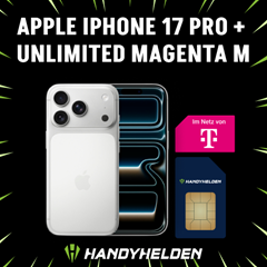 Apple iPhone 17 Pro (256GB) für 219€ mit Telekom Magenta M (Unlimited) für 54,95€/Monat + 150€ Bonus