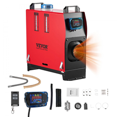 VEVOR Diesel Standheizung (8 kW, 12V/24V) mit LCD-Display und Fernbedienung für 66,51€