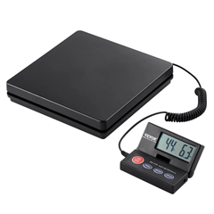 VEVOR Plattformwaage (bis 50 kg, 2 g genau) mit faltbarem LCD-Display für 23,31€