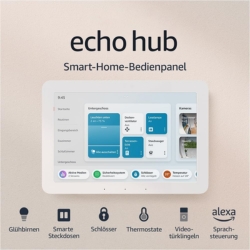 Amazon Echo Hub Smart-Home-Bedienpanel für nur 109,99€ (Vergleich: 155,85€)