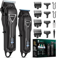 VGRPRO Haarschneidemaschine-Set (2 Geräte, 8 Aufsätze) für 17,49€