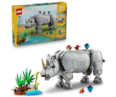 LEGO Creator 3in1 Wilde Tiere (Nashorn/Nilpferd/Walross) für 43,99€ (Vergleich: 59,49€)