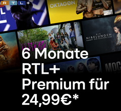 [endet heute] 6 Monate RTL± Premium für 24,99€