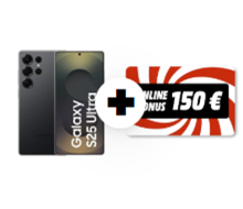 Samsung Galaxy S25 Ultra (256GB) für 149,00€ mit Telefónica Doppelkarte (2 x Allnet Flat + 85 GB Gesamt) für 34,98€/Monat + 150€ Bonus