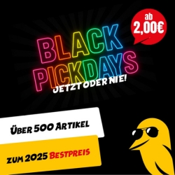 PickSport: Black Pickdays mit über 500 Artikel ab 2€ zum 2025er Bestpreis