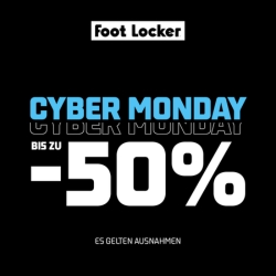 [nur heute] Foot Locker: Cyber Monday mit bis zu 50% Rabatt auf rund 2.200 Artikel