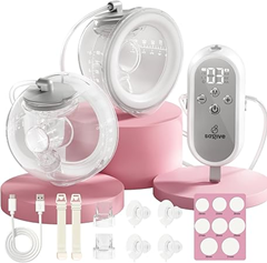Saglve Elektrische Milchpumpe Freihändig (Doppelpumpe) für 39,99€