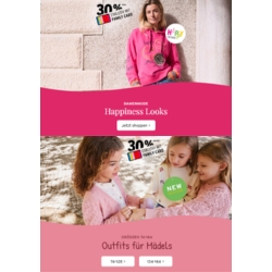 Ernsting’s Family: 30% Rabatt auf ausgewählte Damen- und Kinder-Artikel