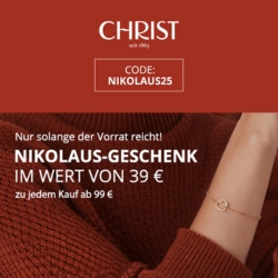 [nur heute & nur solange der Vorrat reicht] Christ: ab 99€ Bestellwert ein hochwertiges Geschenk im Wert von 39€ gratis