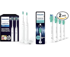 Philips Sonicare 3100 Series Doppelpack + 4x C1 Ersatzbürsten für 64,99€ (Vergleich: 84,04€)