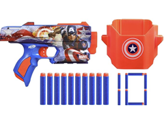 Nerf Marvel Captain America Dart-Blaster inkl. Holster für 12,90€ (Vergleich: 22,29€)