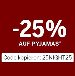 Schiesser: 25% Rabatt auf die Nachtwäsche im Online-Shop