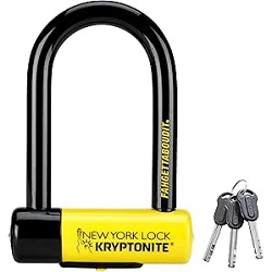 Kryptonite New York FAHGETTABOUDIT Mini Bügelschloss für 69,95€ (Vergleich: 92,67€)