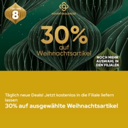 [nur heute] Galeria: 30% Rabatt auf ausgewählte Weihnachtsartikel