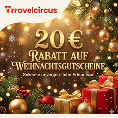 20€ Rabatt bei Travelcircus auf Weihnachtsgutscheine, heute Reisegutschein für ein Autoerlebnis-Wochenende in Stuttgart für 49€/Person