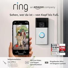 Ring Akku-Videotürklingel (2024) für 39,99€ (Vergleich: 49,90€)