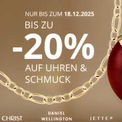 Christ: bis zu 20% auf ausgewählte Accessoires von Top-Marken