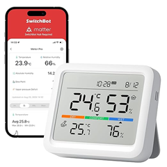 SwitchBot Thermometer & Hygrometer (Innen) für 19,99€ (Vergleich: 33,08€)