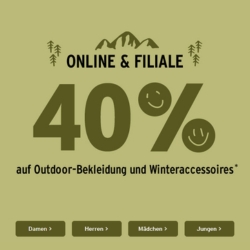 Ernsting’s Family: 40% Rabatt auf Outdoor-Bekleidung und Winteraccessoires