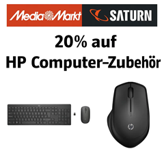 20% Rabatt auf HP Computer-Zubehör als MyMediaMarkt Kunde