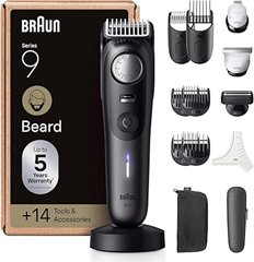Braun Series 9 Barttrimmer (BT9565, 14 Aufsätze) für 104,99€ (Vergleich: 126,31€)