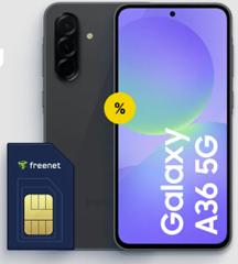 Samsung Galaxy A36 5G (128GB) für 1,00€ mit 50 GB Telekom Allnet Flat für 14,99€/Monat + 150€ Wechselbonus