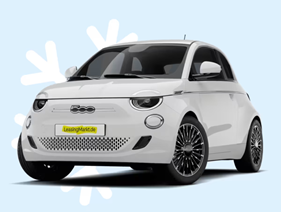 Fiat 500e Christmas Edition (95 PS, Automatik) für 113€/Monat (5.000 km/Jahr, 24 Monate, LF = 0,55)