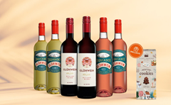 Vinos Glühwein Paket (6 Flaschen) + Lady Joseph Winter Cookies für 25,99€
