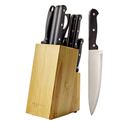 Amazon Basics Messerblock-Set (14-teilig, Schwarz) für 21,44€