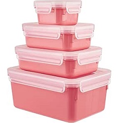 Emsa N10309 Clip & Close Color Edition Frischhaltedosenset (4-teilig) für 10,99€ (Vergleich: 14,56€)