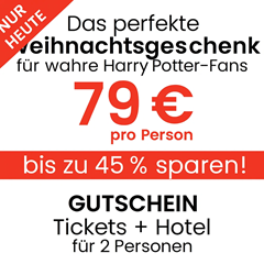 Reisegutschein für „Harry Potter und das verwunschene Kind“ in Hamburg für 2 Personen mit Hotel & Ticket für 158 € (79€ pro Person)