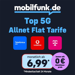 mobilfunk.de: monatlich kündbare Tarife in allen Netzen ohne Anschlusspreis
