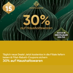 [nur heute] Galeria: 30% Rabatt auf Haushaltswaren