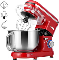 VIVOHOME Multifunktionale Küchenmaschine (1500W, 5,7L) für 88,82€