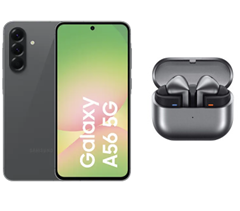 Samsung Galaxy A56 5G (256GB) + Buds3 Pro für 1,00€ mit Doppelkarte (30 GB Gesamt) für 13,98€/Monat